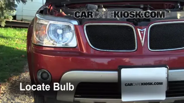 2006 Pontiac Torrent 3.4L V6 Éclairage Feu de jour (remplacer l'ampoule)